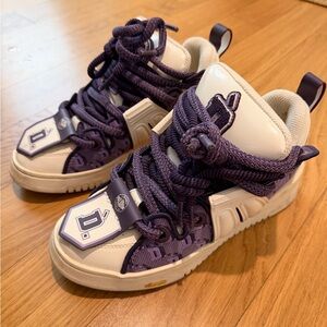 Palladium x D.Desirable Purple Embroidery Sneaker US 7 Rare Collab